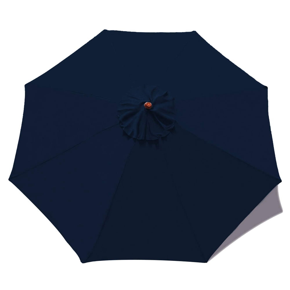 10Ft Patio Umbrella Replacement 6 Ribs Canopy Market Umbrella Top Fit