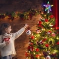 thumbnail image 6 of Christmas Tree Topper Light Smart App Remote Control 7" LED Color Changing Star Tree Toppers Sync with Music Dimmable Timer USB Plug in/Wire 16.4Ft Topper for Xmas Party Holiday, 6 of 7