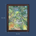 thumbnail image 2 of Sous Bois Under The Trees By Paul Cezenne, World Famous Wall Art Collection, Framed Impressionist Wall Art, 11x14, 2459W, 2 of 7