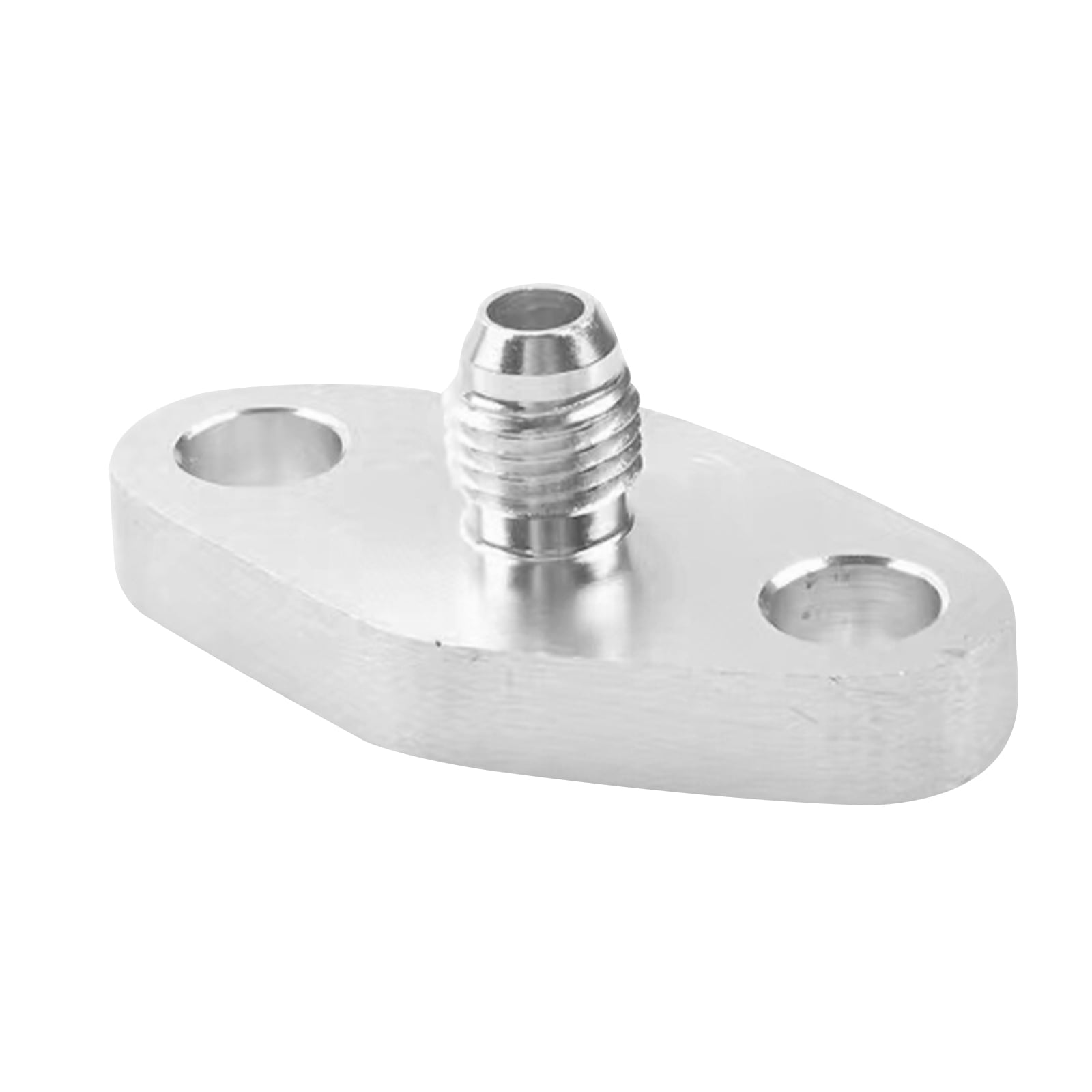 Aluminum Turbo Oil Feed Line Flange Gasket 4AN 4 AN Fitting Adapter For