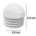 thumbnail image 4 of ZHAOCHENG 32 piezas de tapones para tuberías, tapas redondas para extremos de tuberías, tapones laminares de 25 mm, color blanco, 4 of 4