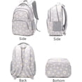 thumbnail image 4 of 3Pcs Daisy Prints Backpack for Bookbag set Primary School Daypack Elementary Students Knapsack with Lunch Box, 4 of 7