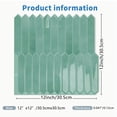 thumbnail image 2 of DEWOO Blue Long Hexagon Tile Peel and Stick Backsplash, 10 Sheets Self-Adhesive Wall Tiles Stick on Back Splash for Kitchen, Bathroom, Fireplace,RV(12"×12"), 2 of 13