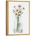 thumbnail image 2 of wall26 Framed Canvas Wall Art A Bouquet of White Daisies Flower in a Glass Botanical Plants Watercolor Abstract Modern Relax/Calm Pastel for Living Room, Bedroom, Office - 24x36 inches, 2 of 4