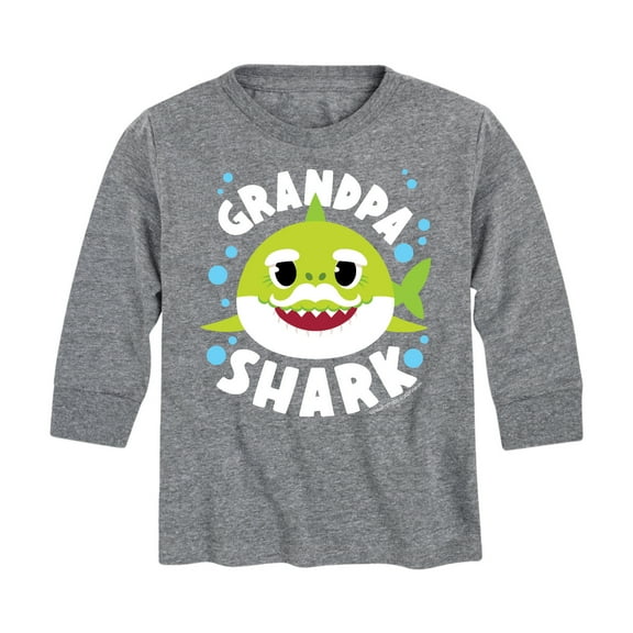 Baby Shark - Grandpa Shark - Toddler And Youth Long Sleeve Graphic T-Shirt