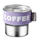 thumbnail image 2 of Taza de Café con Tapa de 400 Ml | Taza de Viaje Térmica de Acero Inoxidable a Prueba de Fugas y Derrames | Vaso de Café Portátil con Funda Elástica para Uso En La Oficina, El Coche y El Hogar, 2 of 6