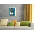 thumbnail image 4 of Egypt - United Arab Republic - Egyptian Hieroglyphs - Vintage Travel Poster by M. Buthyne c.1960 - Fine Art Matte Paper Print (Unframed) 16x20in, 4 of 4