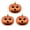 A, variant on A 3 Pack Halloween Pumpkin Ornaments 8Cm Hanging Balls Metallic Plastic Baubles For Tree Decor