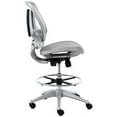 thumbnail image 6 of Harwick Evolve™ All Mesh Heavy Duty Drafting Chair - Platinum Finish, 6 of 8