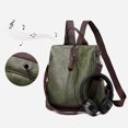 thumbnail image 4 of Women Backpack Fashion Retro Safe Dual-use Travel Backpack Shoulder Bag, 4 of 9