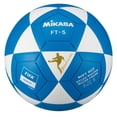 thumbnail image 1 of Mikasa FT5 Qualité Soccer Volleyball Soccer Blanc Bleu Taille 5, 1 of 3