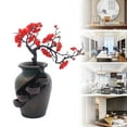 thumbnail image 4 of Flower Vase Waterfall Fountain Tabletop Indoor Water Fountain Decor FengShui, 4 of 19