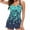Green, variant on Clearance! Hontri Tankini Swimsuits for Women Print Women's Digital Set Swimsuit Split Beach Large Bikini Suspender Swimwears Tankinis Set Bathing Suit for Women Blue,L