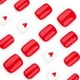 thumbnail image 5 of 24 uñas postizas con diseño de corazones rojos para San Valentín, para usar, para usar, para usar., 5 of 7