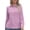 Hot Pink, variant on TGSLY Women's Collared Button Down Tops Slim Fit V Neck Long Sleeve Dress Shirts Lightweight Soft Solid Color Tunic Blouses S