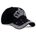 thumbnail image 3 of Sonducket Gorra de béisbol ajustable con actividades al aire libre del diamante artificial con la gorra de béisbol de los vaqueros de las Sombreros Mezclilla nº 3, 3 of 6