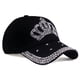 thumbnail image 4 of Minnieouse Sombrero para el sol con purpurina, gorra brillante y transpirable para deportes al aire libre y viajes, gorra de béisbol vaquera para Sombreros blanco, 4 of 6