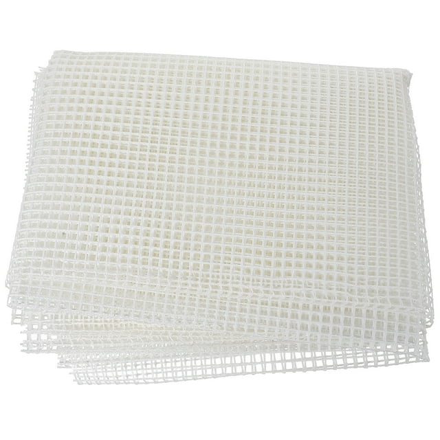 MasteelfCA Blank Rug Hooking Mesh DIY Rug Making Tapestry Mesh Craft Sheet (White)