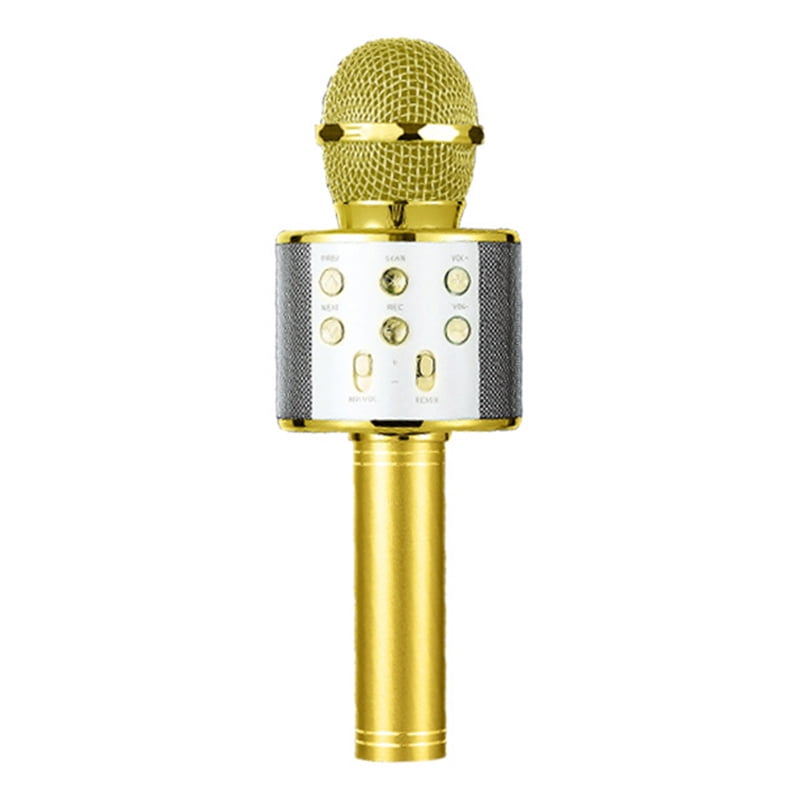 Wireless Microphone for Kids Mobile Phone Karaoke Microphone Portable
