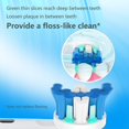thumbnail image 2 of Replacement Toothbrush Heads Compatible with Braun Oral B Electric Toothbrushes, Replacement Brush Head Refill,for Vitality Triumph and Pro Series - 8pcs, 2 of 5