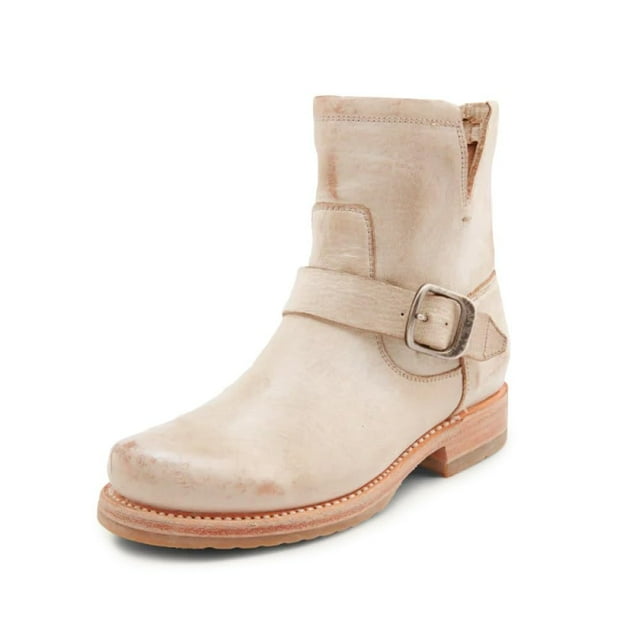 Botines Frye Veronica Leather Western White para mujer