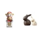 thumbnail image 1 of Set de estatuas de conejo de la fortuna de cerámica para decoración de jardín en año Nuevo y Pascua. Figura de porcelana de la para mueble de T, 1 of 8