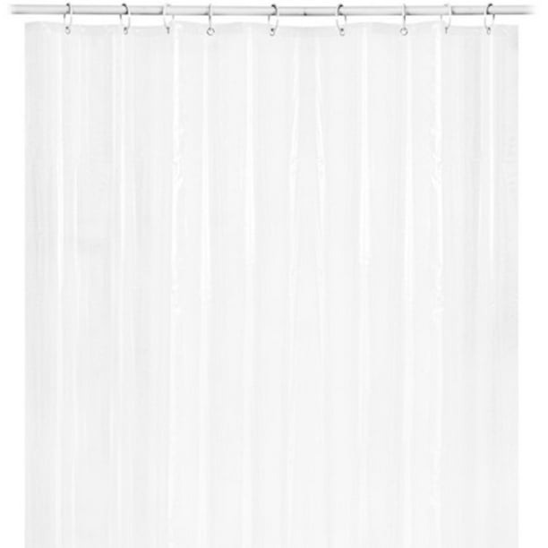Clear Shower Curtain Liner, Heavyweight Waterproof Transparent Shower Curtain Liner Walmart.ca