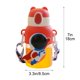 thumbnail image 3 of Space Cup, botella de agua, pajita sin filtraciones, portátil de 600 ml diseño color caramelo, estilo ligero y fresco para uso diario en oficinas de viaje, 3 of 6
