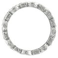 thumbnail image 3 of Garnet Topaz Eternity Anniversary Ring Band Stacking 925 Sterling Silver Gemstone Jewelry For Women Gift By KIRAN FINE JEWELS, 3 of 5