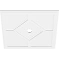 thumbnail image 2 of 34"OD x 3"ID x 11 3/4"C x 1"P Embry Architectural Grade PVC Contemporary Ceiling Medallion, 2 of 11