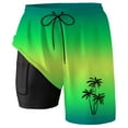 thumbnail image 4 of Kcolen Swim Trunks Men 5 Inch Inseam High Elastic Waist Mens Swim Shorts Light Upf Mens Bathing Suit 9 Inch Inseam Men Swim Trunks Summer Beach Athletic Fit Swimming Shorts for Men, 4 of 4