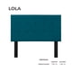 thumbnail image 2 of Cabecera Lola Sansa Matrimonial color Aqua, 2 of 2