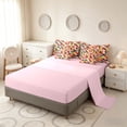thumbnail image 4 of Manfei Rainbow Diamond Twin Bedding, Abstract Geometric Bedding Comforter Set, Pink Reversible 7-Piece, 4 of 6