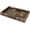 Dark Brown, variant on Marble Tray for Bathroom Vanity, Real Stone Decorative Serving Tray with Fluted Edge, Large Storage Tray for Kitchen Counter and Dresser, Home Decor, 11.8" x 8", Calacatta Viola Design