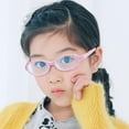 thumbnail image 4 of Milaget Kids Optical Eyeglass Anti Light Blocking Protection for Teens Pink, 4 of 9