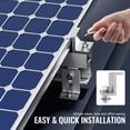 SKYSHALO Solar Panel Installation Kit, includes 4 Aluminum Rails (30
