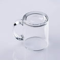 thumbnail image 4 of Glass Mugs 12 oz Clear Coffee Mugs With Handle 350ml Tea Mug Water Mug Beer Glasses With Handle Glass Drinkware For Beverage Juice Latte Cups Cappuccino Mugs Water Cup 12pack, 4 of 7