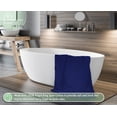 thumbnail image 6 of Bella Vista Bath Towels 4 Pc Set With Free 6 Washcloths- Plush, Soft and Absorbent, Pack of 4 Towels- 27 x 54 Inches- Virgin Ring Spun Cotton. By Cotton Homes(Set Of 4 Piece Bath Towels, Navy Blue), 6 of 9