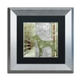 thumbnail image 2 of Trademark Fine Art "Country Xmas Dog" Canvas Art by Color Bakery Black Matte, Silver Frame, 2 of 4