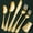 Gold, variant on 40-Piece Vintage Carved Gold Silverware Set for 8, Stainless Steel Flatware Set with Knife/Fork/Spoon, Cutlery Set for Home and Kitchen, Utensil Set with Dishwasher Safe