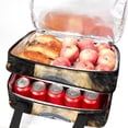 thumbnail image 5 of Bear Double Layered Insulated and Refrigerated Lunch Bag with Two Compartments, Large Capacity, and Hand Carry - 7.1x11.4x16.1 inches, 5 of 6