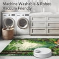 thumbnail image 5 of ODIKA 6'x9' Machine Washable Non-Slip Area Rug, RAINIER COTTAGE Forest Fantasy High Traffic Rug, Green, 91038, 5 of 7