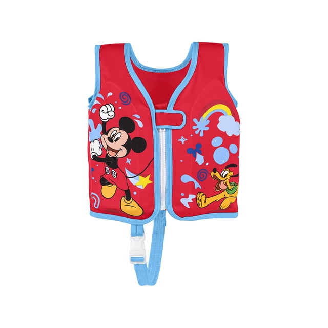 Chaleco Salvavidas Niño Bestway Mickey Mouse 1 a 3 años Rojo PVC Resistente