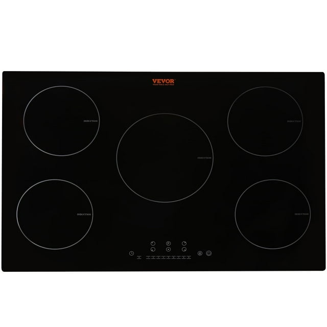Estufa eléctrica de inducción VEVOR de 30 pulgadas, 5 quemadores, 240 V