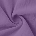 thumbnail image 7 of Bosfbaoi Plus Size Dresses for Women Linen Cotton Sleeveless Dress Above Knee Length Women Dresses V Neck Button Decor Summer Dress Casual Shift Sundress, 7 of 7