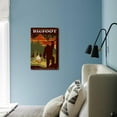 thumbnail image 3 of Home of Bigfoot  WPA Style, Stretched Canvas Wall Art by Lantern Press Sold by ArtCom, 3 of 5