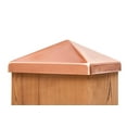 thumbnail image 3 of Solid Copper 4x4 Pyramid Post Cap (3 1/2"), 3 of 3