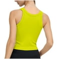 thumbnail image 3 of YWDJ Full Coverage Bras for Women Wide Straps Pullover Sports Bras No Wire Workout Bras Gym Bras Push up Low Support Wrap Yoga Bras Padded Lounge Bras Comfortable Solid Bras Yellow M, 3 of 4