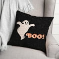 thumbnail image 3 of Creative Products Retro Ghost Boo 18x18 Spun Poly Pillow, 3 of 3