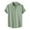 Green, variant on Mens Button Down Shirts Casual Short Sleeve Summer Cuban Wedding Shirt Hawaiian Vacation Beach Shirts with Chest Pocket